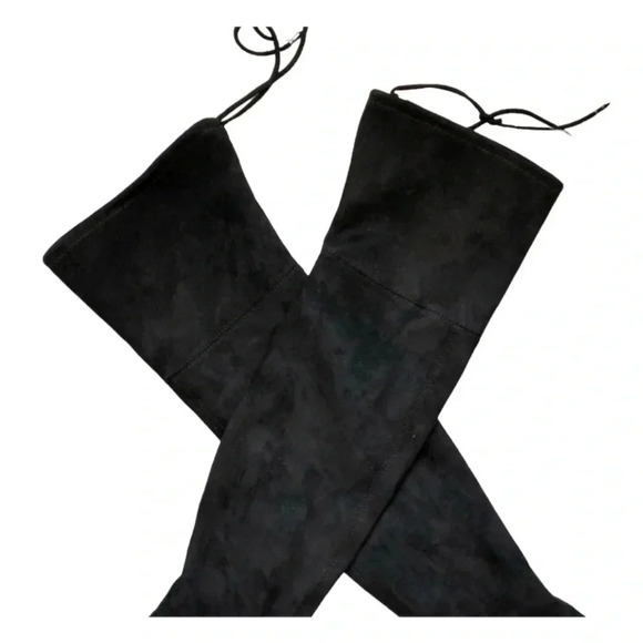 SAM EDELMAN* Kristie Over The Knee Pointed Toe Black Boots Size 6 - Picture 6 of 8